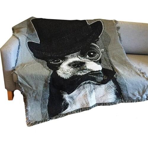 Sofa Cushion American Bohemian Cotton Knitted Blanket Carpet Dog Nordic Sofa Blanket Blanket Carpet Blanket