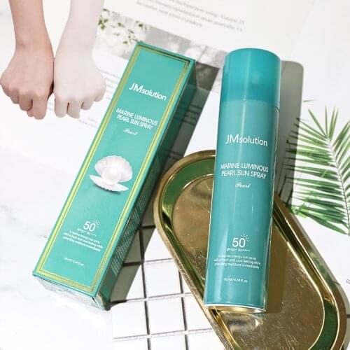 Korea JM SOLUTION Pearl Full Body Waterproof Sunscreen Spray SPF50 + Waterproof Isolation 180ml protector facial face