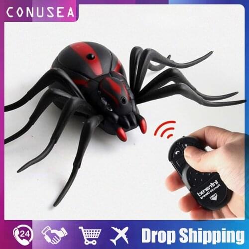 Creativity RC Insect Remote Control Animal Toy Kit for Child Kids Adults Cockroach Spider Ant Prank Jokes for Boys Pet Cat Dog
