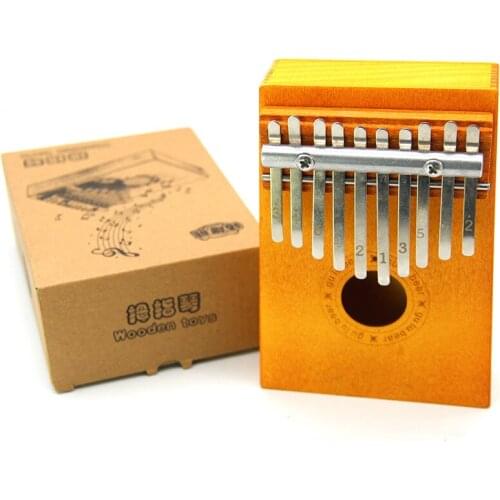 Kalimba 10 Keys humb Finger Piano Mini Portable with Carrying Bag and Instructions for Kids Adult Beginners