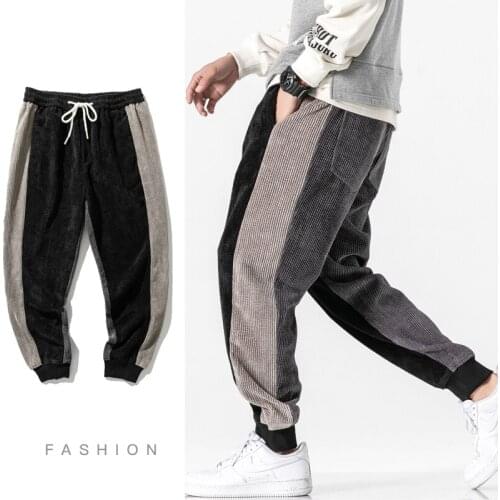 Men Harem Pants 2020 New Autumn Mens Jogging Pants Chinese Style Pants Mens Casual Sweatpants Loose Trousers Big Size M-5XL
