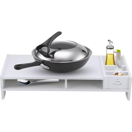 Computer Monitor Riser Laptop PC Stand Home Office Desktop Table Storage Organizer Shelf