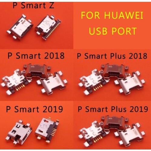 10PCS Type-C Charge Charging Plug Dock Micro USB Jack Connector Socket Port For HuaWei P Smart Z Plus 2019 2018