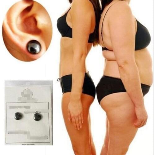 Fashion Magnetic Slimming Stud Earrings for woman Slimming Patch Lose Weight Magnetic Health Jewelry gifts