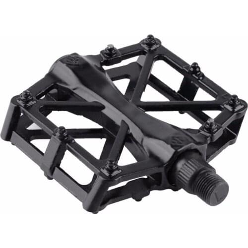 1 Pair Ultralight Bicycle Pedal Aluminum Alloy MTB Mountain Bike Pedal Cycling Sealed Bearing Pedal Treadle Black
