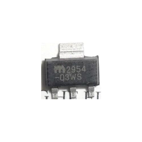 100pcs/lot MIC2954-02WS 5V .25A SOT223