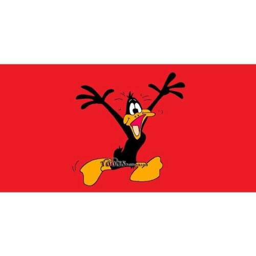 70*140cm Daffy Duck Bamboo Fiber Bath Towel Shower Travel Swim Spa Sports GYM Beach Towels For Kids Adults Drap De Plage