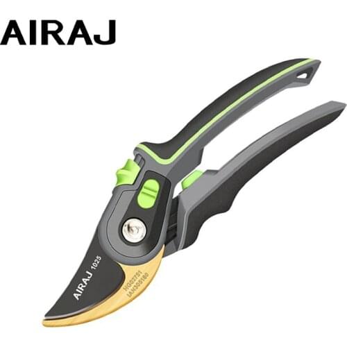AIRAJ Garden Pruning Shears Tree Trimmers Secateurs Hand Pruner Clippers Garden Scissors Easy Pruners Garden Tools
