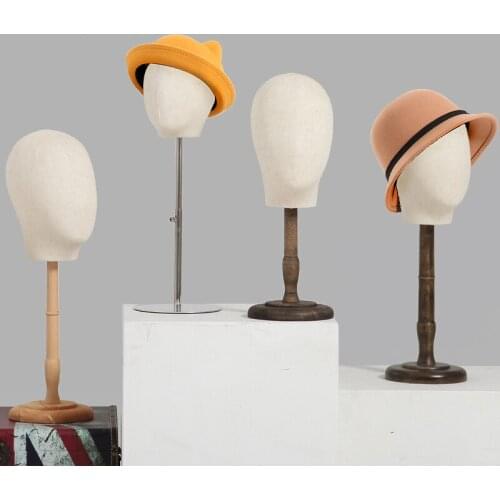 Cloth Accessories Mens and Womens Wigs Head Mannequin Earrings Hat Display Rack Model Head