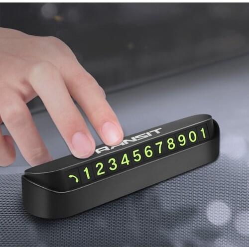 Car Temporary Parking Card Phone Number Card Plate Sticker for Ford Transit mk6 mk7 Accessories