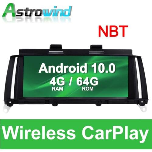 8.8" 4G RAM 8 Core Android 10.0 Auto Player GPS Navigation System Media Stereo For BMW X3 F25 for BMW X4 F26 with NBT System
