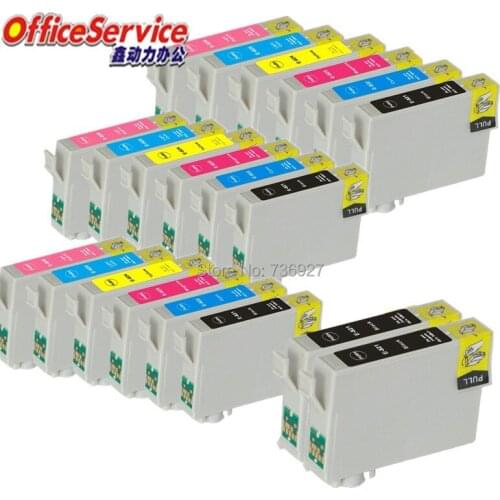 T0821 to T0826 82N Compatible Ink cartridge For Epson Stylus Photo R270 R290 R390 RX590 RX610 RX690 TX710W TX800FW printer