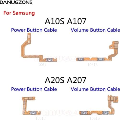 Power Button Switch Volume Button Mute On / Off Flex Cable For Samsung Galaxy A10S A107F A20S A207F
