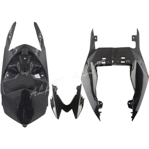 Pre-Preg 3K Twill Real Carbon Glossy Seat Side Pannel Light Cover For BMW S1000RR 2015 2016 2017 2018