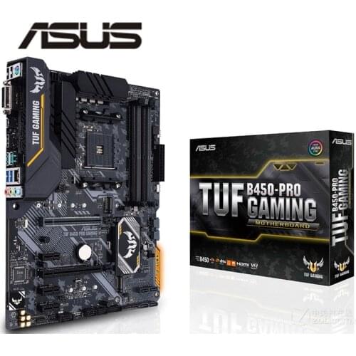 NEW For ASUS TUF GAMING B450M-PRO S Motherboard Socket LGA AM4 DDR4 M.2 nvme ssd For AMD B450 Original Desktop Mainboard