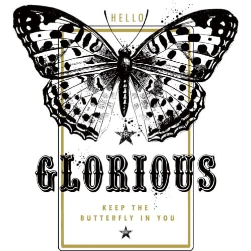 NEW Patches For Clothing Thermal Sticker On Clothes Butterfly Iron On Patches Stickers For Sweatshirt Denim Diy Heat Transfer