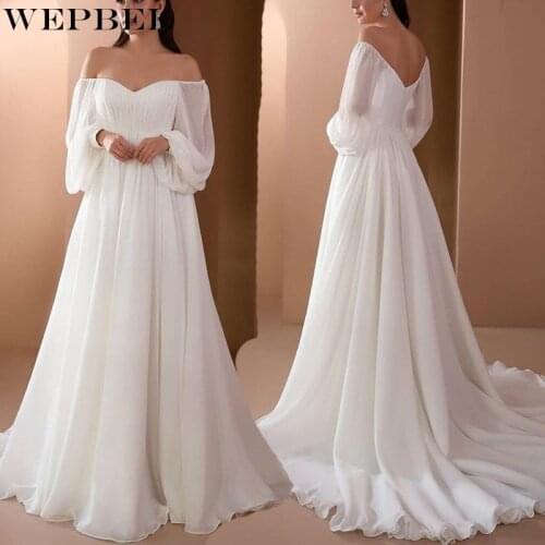WEPBEL Women Elegant Evening Party Dress Ladies Sexy Off Shoulder Halter High Waist Wedding Mermaid Dress Prom Gown