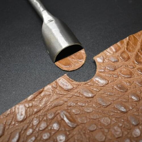 11 Size 5-50 mm Half Round Leather Cutter Leather craft tools semicircular punch cut for Belt Wallet Leather Punch DIY