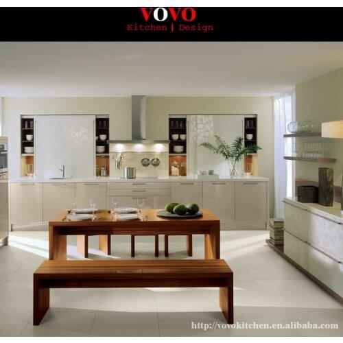 Sliding door kitchen cabinet customized color