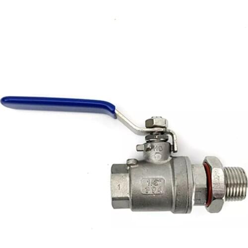 1/2 BSP STAINLESS BALL VALVE PORT ASSEMBLY (TO PORT POT OR KEG) Home Brew