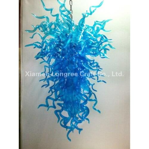 Modern CE UL Led Light Style Hand Blown Glass Chandelier Crystal
