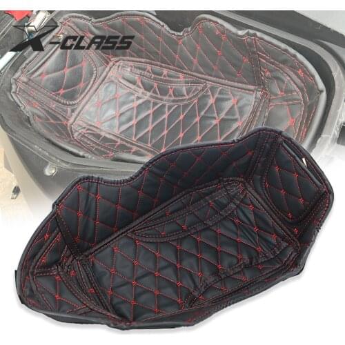 Motorcycle Rear Seat Bucket Cushion Storage Bag Luggage Bag Nylon PU Leather Accessories for YAMAHA NMAX 155 AEROX 155 NVX 155