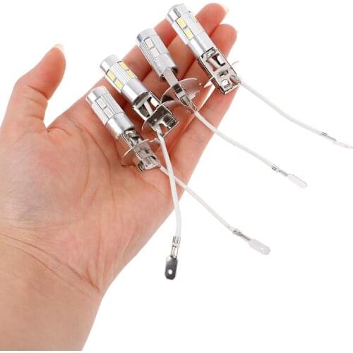 2PCS Car Light H3 LED High Power Long Lifespan LED Fog Running Light Bulb