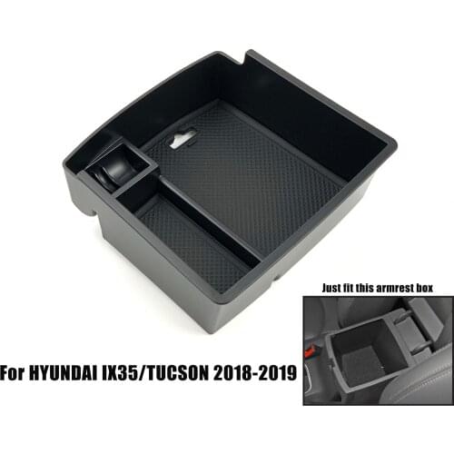 Car Armrest Storage box Tray For Hyundai Kona Encino CELESTA Tucson iX35 iX25 Creta VERNA Solaris LAFESTA Elantra Avante Mistra