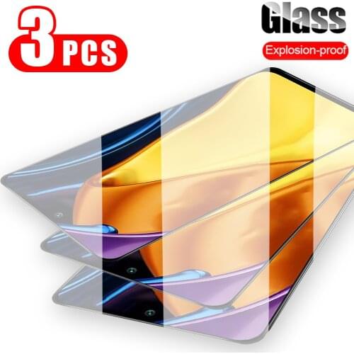3pcs glass for xiaomi poco x3 m3 pro 5g x3nfc f3 tempered glass screen protector for xiaomi poco poko litte x3 nfc m 3pro film