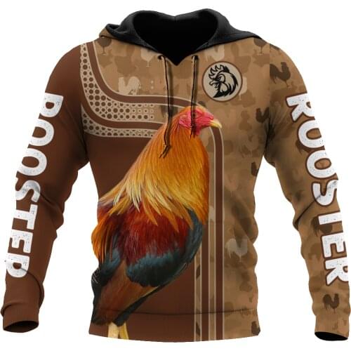 Animal Symbol Chicken Rooster Funny Crewneck NewFashion Tracksuit Harajuku 3DPrint Zipper/Hoodies/Sweatshirts/Jacket R-0312