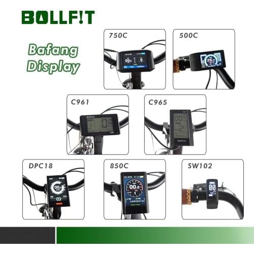 Bollfit Bafang LCD Display 850C Colour Screen TFT Midmotor Kit BBS02 BBS01 BBSHD