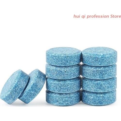 10 Pcs Glass Washer Solid Cleaner Tablet Car Solid Wiper Window Cleaning Windshield Glass Washer Effervescent Tablets