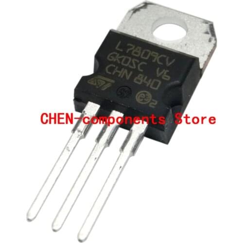 10PCS NEW CHN ST L7809CV Three terminal regulator 9.0v TO-220 Triode L7809