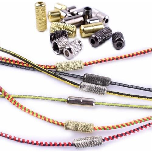 2pcs/pair Shoelace Buckle Metal Shoelaces Lock Accessories Metal Lace Lock DIY Sneaker Kits Silver Gold Metal Lace Buckle