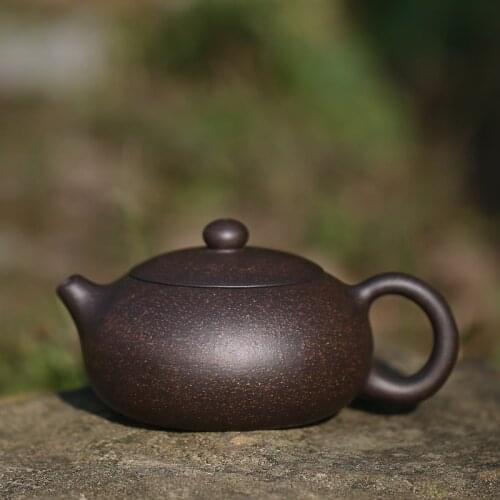 200ML Yixing Teapot Bian Xishi Purple Clay Teapot Yixing Raw Ore Teapot teapot