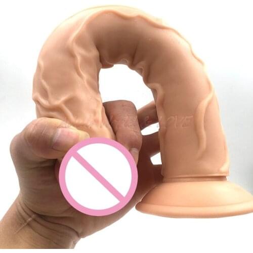 35cm oversized penis lengthened huge dildo with suction cups female masturbation penis adult game sex toys for women sex shop