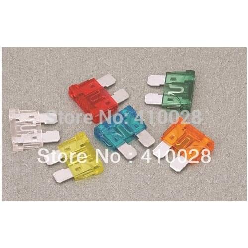 90PCS 5A 7.5A 10A 15A 20A 25A 30A 35A 40A median Assorted Car Blade Fuse Auto Truck FOR SUV Fuses Free Shipping