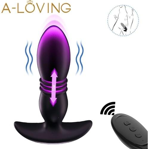 Anal Vibrator Prostate Masturbators Vibrations Erotic Massager for men Anal Butt Plug Dildos Remote Control Sex Toys for Adults