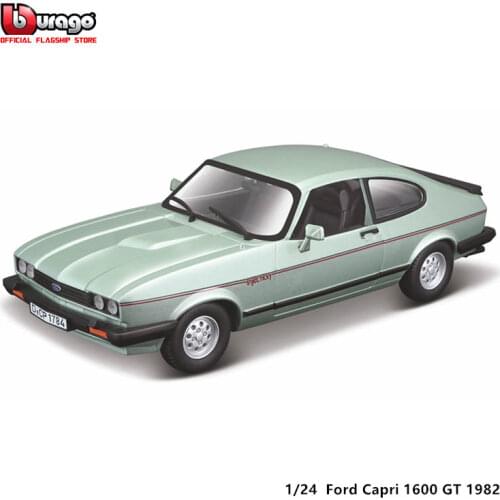 Bburago 1:24 Scale 1973 Ford Capri alloy racing car Alloy Luxury Vehicle Diecast Cars Model Toy Collection Gift