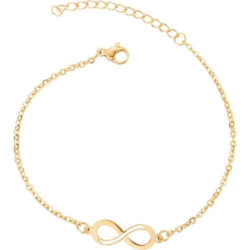 Bracelet for Women Adjustable Gold Bracelets Friendship Bracelet Gifts for Women Stainless Steel Accessories Steel Color Jewelry