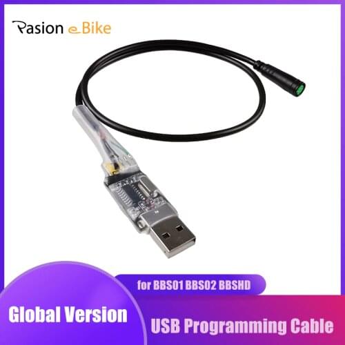 EBike USB Programming Cable for Bafang BBS02 BBSHD Programming Customizing Engine Reprogramming BBS01 Program for Bafang Cable