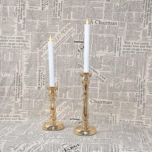 IMUWEN Decorative Metal Candlesticks