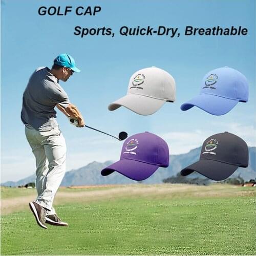 Golf Cap Men Women Adjustable Sunscreen Quick-Drying Baseball Cap Outdoor Sports Breathable Golf Cap