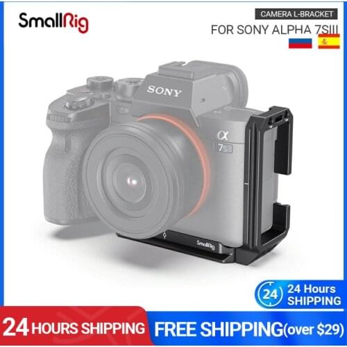 SmallRig a7s3 A7siii Arca-Type L-Bracket For SONY Alpha 7S III Camera L Plate Quick Release L-Shaped Mounting Plate -3003