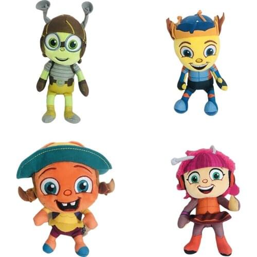 Cartoon Beat Bugs Plush Toy Crick Jay Buzz Kumi Original Soft Stuffed Doll
