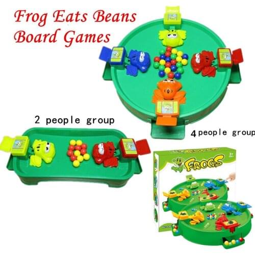 2018 New Arrival Frog Eating Bean Board Games Interactive Desk Table Game Family Game Toys Kid Educational Toys Child Gifts