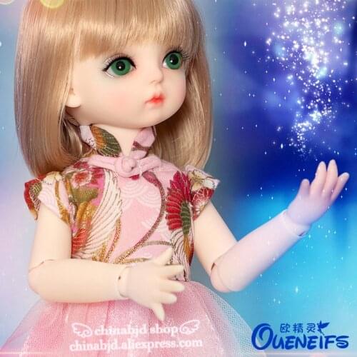 OUENEIFS Free Shipping Ivy 1/6 BJD SD Doll Model Baby Girls Boys Eyes High Quality Toys Resin Figures