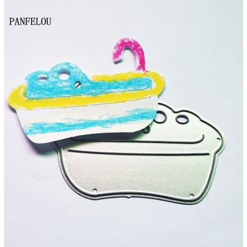 PANFELOU cartoon bubble bath metal craft paper die cutting dies Scrapbooking/DIY Easter Halloween Embossing mould cards