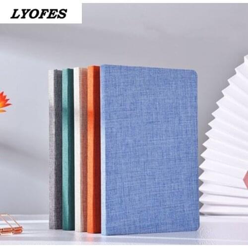 Simple A5/B5 Journal Notebooks Daily Business Office Work Notebooks Lined Notepad Diary School Stationery Supplies 200 Pages