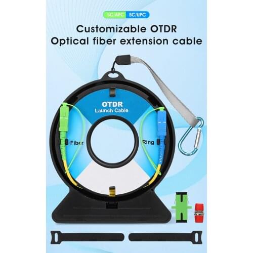 SC/FC/ST/LC-APC/UPC OTDR Dead Zone Eliminator,Fiber Rings 2000M Fiber Optic OTDR Launch Cable Box SC/UPC-SC/UPC Free Shipping